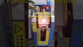 Testing video of tilting melting furnace #tilting #furnace  #pouring #mold #gold #silver #platinum