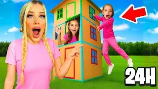 24 STUNDEN im PAPPHAUS &uuml;berleben 🏠
