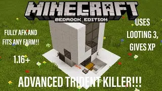 ADVANCED TRIDENT KILLER MINECRAFT BEDROCK 1.16!!