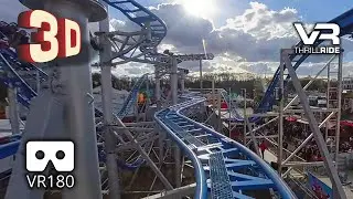 3D crazy DRIFTING COASTER Ahrend on-off-ride VR180 3D Virtual Reality Roller Coaster