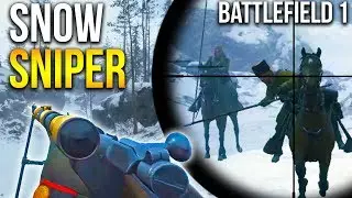 LUPKOW PASS SNIPING BATTLEFIELD 1 Russian DLC Snow Map Sniper