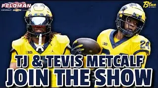 Michigan DBs Tevis and TJ Metcalf | Adjusting to a new defense, new climate, and more