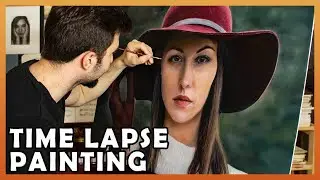 Realistisches Portrait Malen - Time Lapse Video Öl Malen