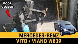 Mercedes-Benz Vito Viano Door holder catch strap closer W639 447 448 Vito Viano V-Class OM646 OM651