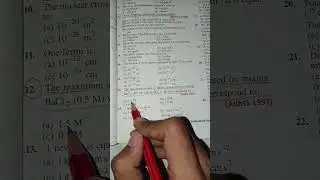 Some basic concepts of chemistry MCQs #neet #aiims #viral  #study #question #practice #chemistry