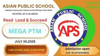 #aps #megaptm and Parents Intraction day 30.07.25 #education #viralvideo #tranding 