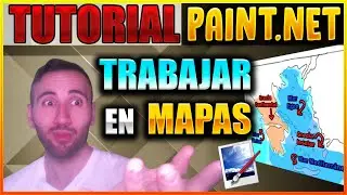 🎨 Tutorial Paint.Net # 10 | C&oacute;mo TRABAJAR un MAPA |SOMBREAR, PINTAR y ESCRIBIR en un MAPA | SIMPLE