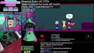 [ 120+ hours ] BIRTHDAY SUBATHON [ Day 10 ] !subinfo - Sleeping. Final day tomo (Part 1/4)