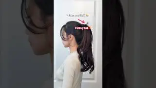 Get the &lsquo;ponytail in your hand&rsquo; look in seconds! #hairstyle #viralshorts  #ponytail #hack