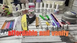 Affordable nail extension vanity