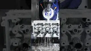 Precision in Action: CNC Machining a Cylinder Head here at 4Piston!