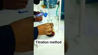 titration. chemistry practical. #shorts #chemistry #status