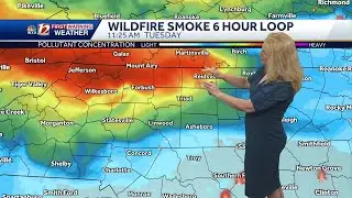 Code Orange for Particle Pollition Issued in the Piedmont Triad for Wildfire Smoke