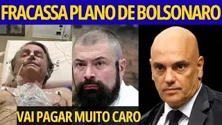 BOLSONARO TENTA ENGANAR MORAES E A PF COM FARSA HOSPITALAR E TOMA ESCULACHO NA POLICIA FEDERAL!