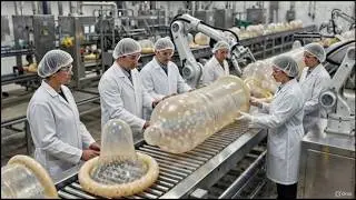 Inside a Modern Condom Factory: From Liquid Latex to Finished Protective Condom | Full Process