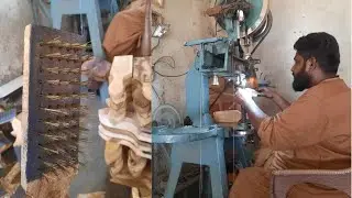 How to make steel Wire Brush.Bike Engine cleaning.