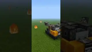How to make a Working Tank in Minecraft #shorts #viral #minecraft