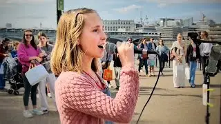 CROWD STOPS when 14yo Sings THAT'S SO TRUE by Gracie Abrams ( Cover by Kinga Gawron ) 