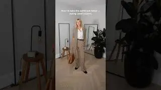 HOW I&rsquo;D MAKE THIS OUTFIT LOOK BETTER &hellip; Styling camel trousers