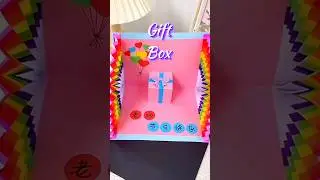 Gift Box 🎁💝 #craft #giftbox #youtubeshorts #shorts #craftforbeginners