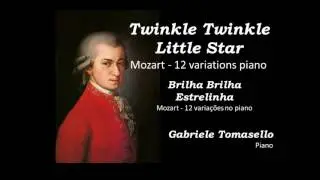 Brilha Brilha Estrelinha - Mozart - 12 variações no piano