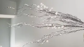 Como adornar unas Ramas con Perlas