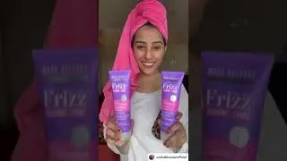 Sneha Said Bye to frizzy hair try with bye bye frizz shampoo & conditioner from #marcanthonyindia