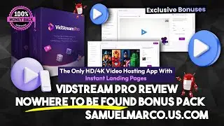 🔥 VidStream Pro Review -  VidStream Pro Hosts Your Videos 🔥