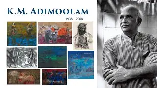 Indian, Tamil Nadu Artist K. M. Adimoolam (1938  - 2008)- Collection of Paintings