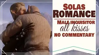 All Solas kisses male elf inquisitor 【Dragon age inquisition】