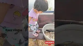 നൈനുവും ഒരു കുട്ട മീനും 🤩😁🐟🐟 #kerala #fish #malayalam #fishing #youtubeshorts  #tamil #youtube