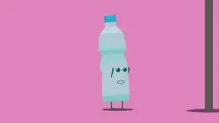 Barry the Big Bottle - Keep Scotland Beautiful Roadside Litter Campaign