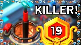 DOOM CANNON POWER FOR RANK 19⚓Boom Beach Warships Season 38 Abilities | 4 ER | Bane