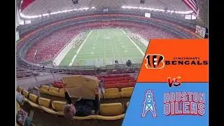 The last game in the Astrodome! Cincinnati Bengals vs Houston Oilers Week 16 1996 FULL GAME