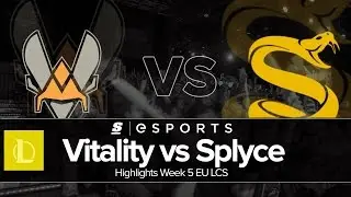Highlights: VIT vs SPY (EU LCS Summer W5D2 Full Series)