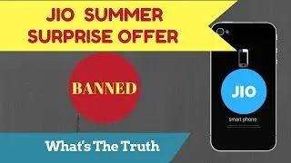 Jio Summer Surprise Offer Stopped !! TRAI Banned Jio 3 Months free Data