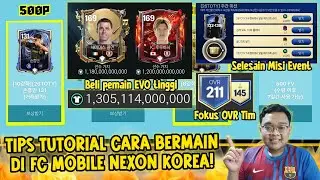 TIPS TUTORIAL CARA MENAIKAN OVR TIM DENGAN CEPAT DI FC MOBILE NEXON! - FC MOBILE NEXON KOREA