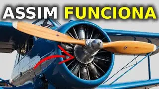 A REALIDADE de Como FUNCIONA  um Motor de HÉLICE CLÁSSICO