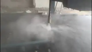 USA rotating nozzle to spray on stone surfaces and get shinning colors 