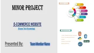 Ecommerce website project PowerPoint presentation || Ecommerce ppt || #computer #ecommerce #viral