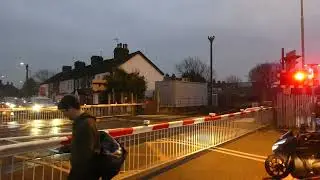 West Barnes Level Crossing 15/01/2022