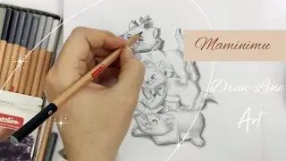 How to Draw Classic Disney Photo: Aristocats - Pencil Art - Pencil Drawing Easy 🥰❤