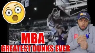 BETTER THAN THE PBA?? MBA GREATEST DUNKS EVER REACTION