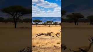 Nature&rsquo;s Power &mdash;  Elephant Saves a Deer From Leopard 🦣🦣 #animals #wildliferescue #ytshorts