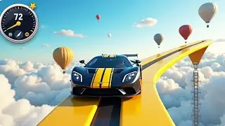 Sky High Mega Ramp Racing 🚘 | Extreme Impossible Tracks Car Game | Android Gameplay 3D