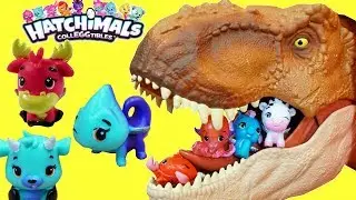 NEW Hatchimals Series 2 Colleggtibles found in Dinosaur Eggs!