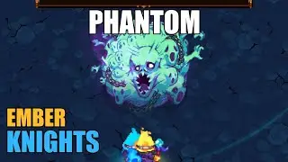 PHANTOM BOSS EMBER KNIGHTS -Full Boss Fight (OP STAFF BUILD)(LIGHTNING) #emberknights