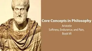 Aristotle, Nicomachean Ethics book 7 | Softness, Endurance, and Pain | Philosophy Core Concepts