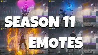 SEASON 11 ALL EMOTES | SEASON 11 LEAKS | CODM | SEASON 11