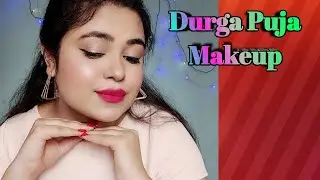 Affordable Indian/Festive Makeup Tutorial Under Rs. 200 | Durga Puja  Look #3